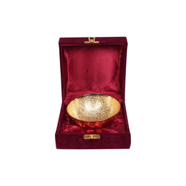 gold plated brass bowl set