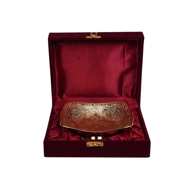 Gold-Plated Brass Bowl