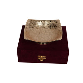 Premium Gold-Plated Brass Bowl