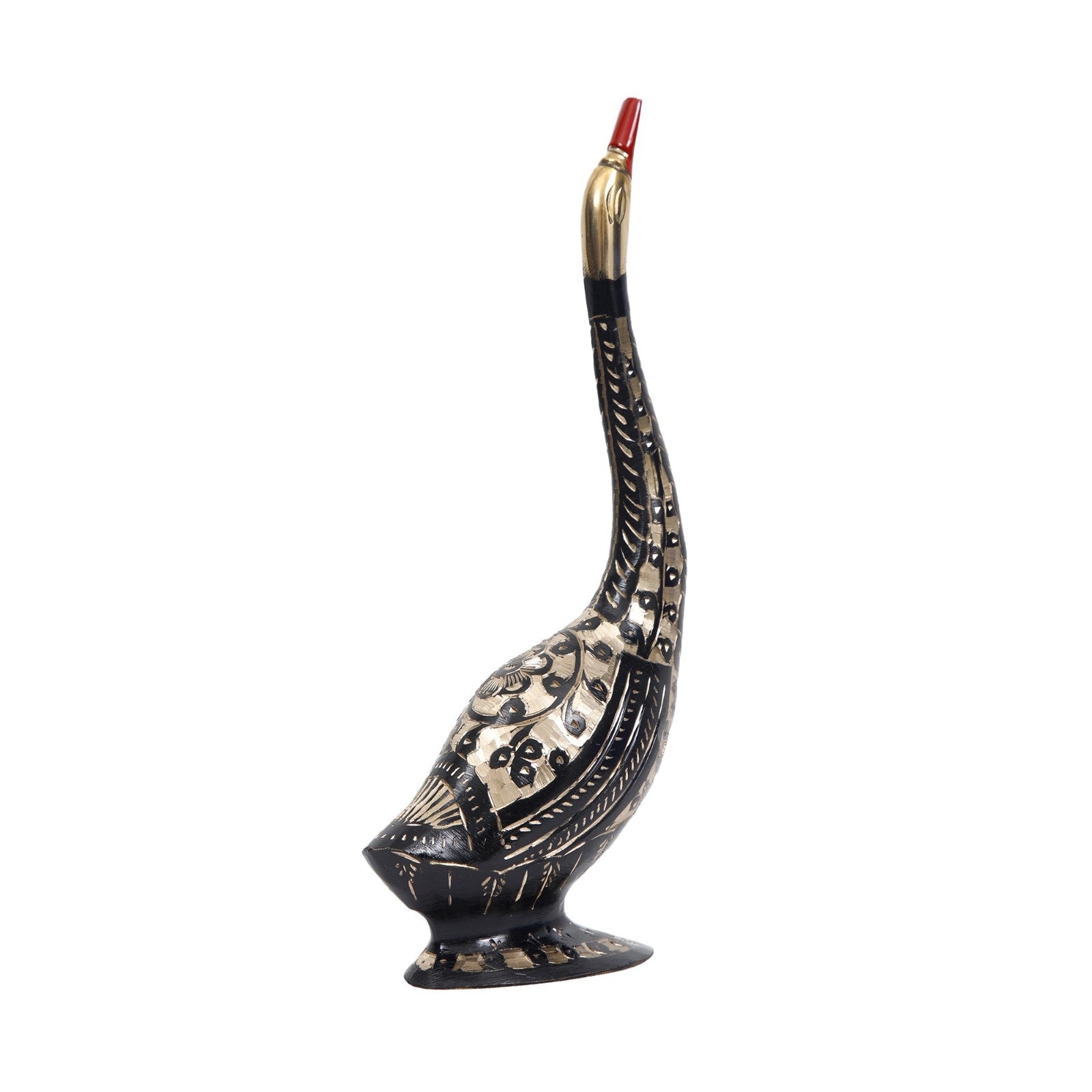 Brass Bidri Work Duck