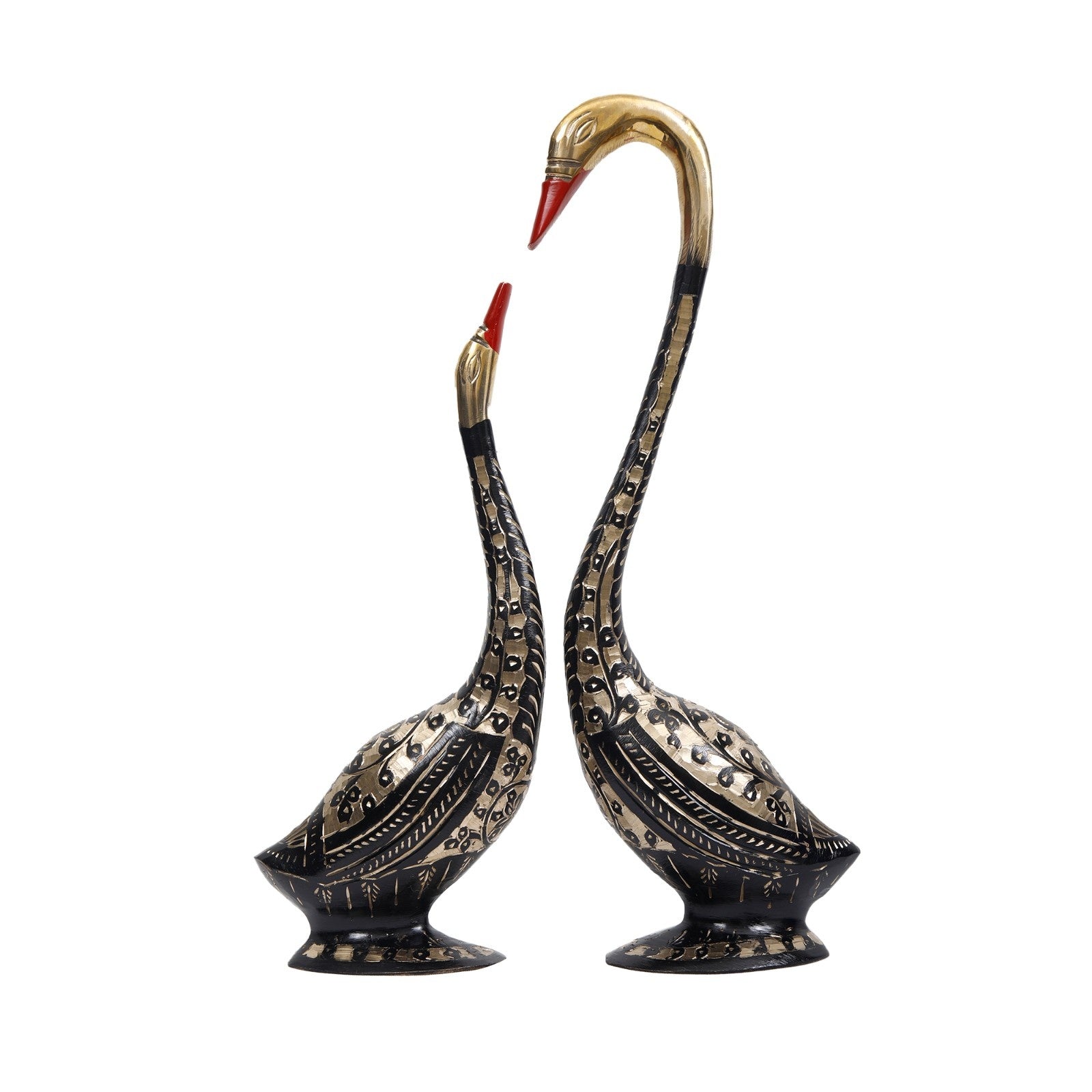 Brass Bidri Work Duck