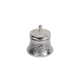 Brass Silver Plated Decorative Storage Box