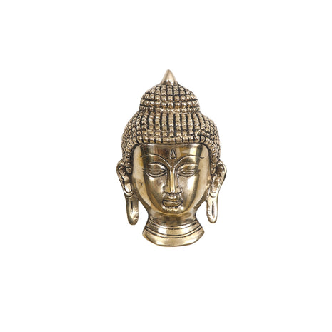 Brass Buddha Mask