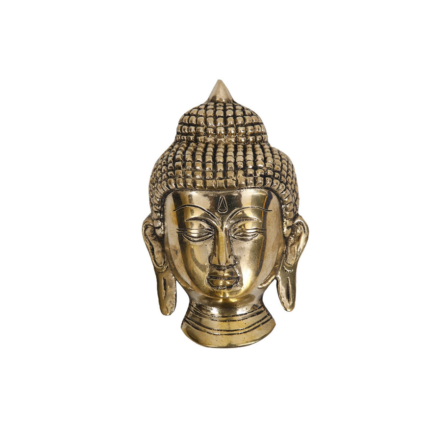 Brass Buddha Mask
