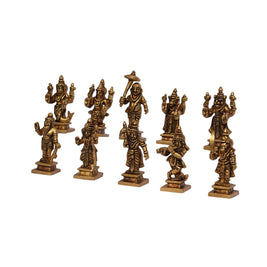 Brass Dasavathram Set