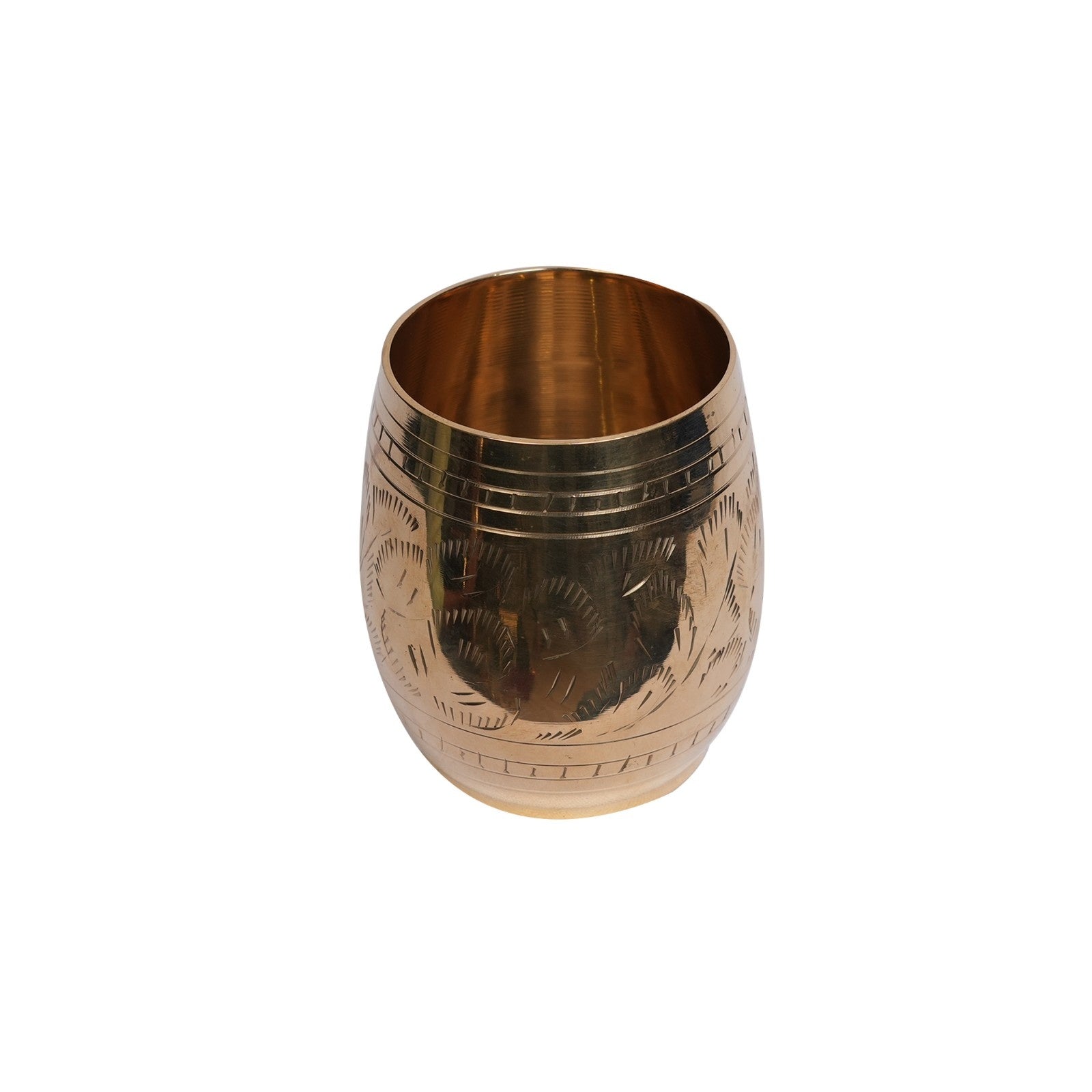 Royal Gold Brass Drinking Glass