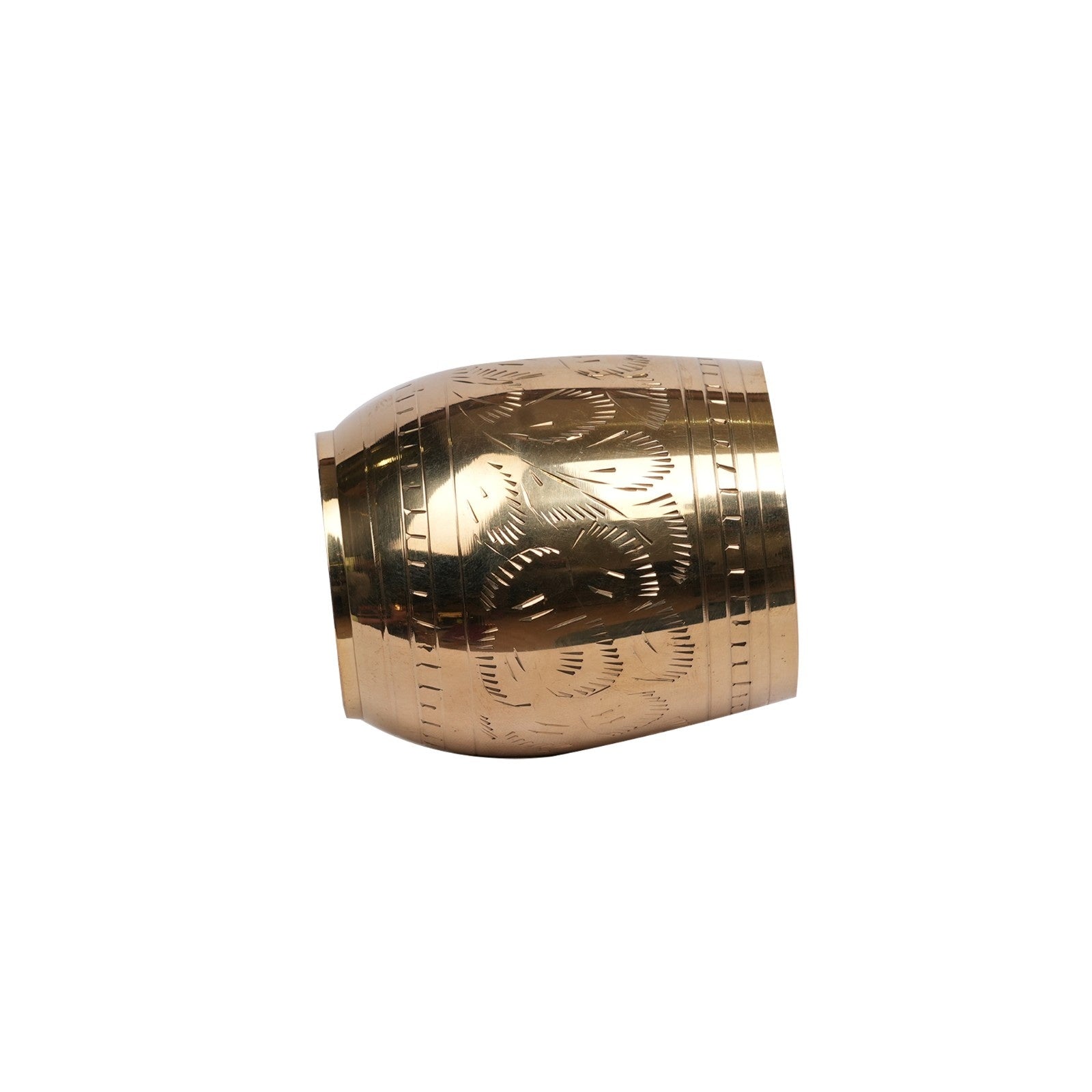 Royal Gold Brass Drinking Glass