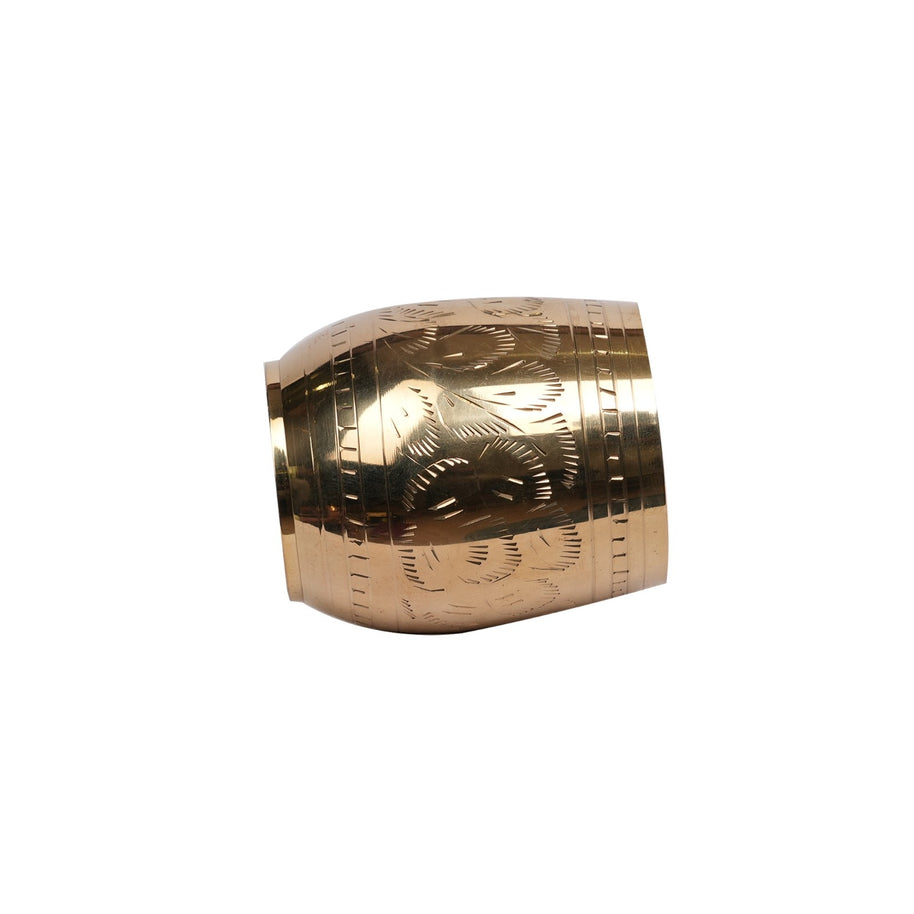 Royal Gold Brass Drinking Glass