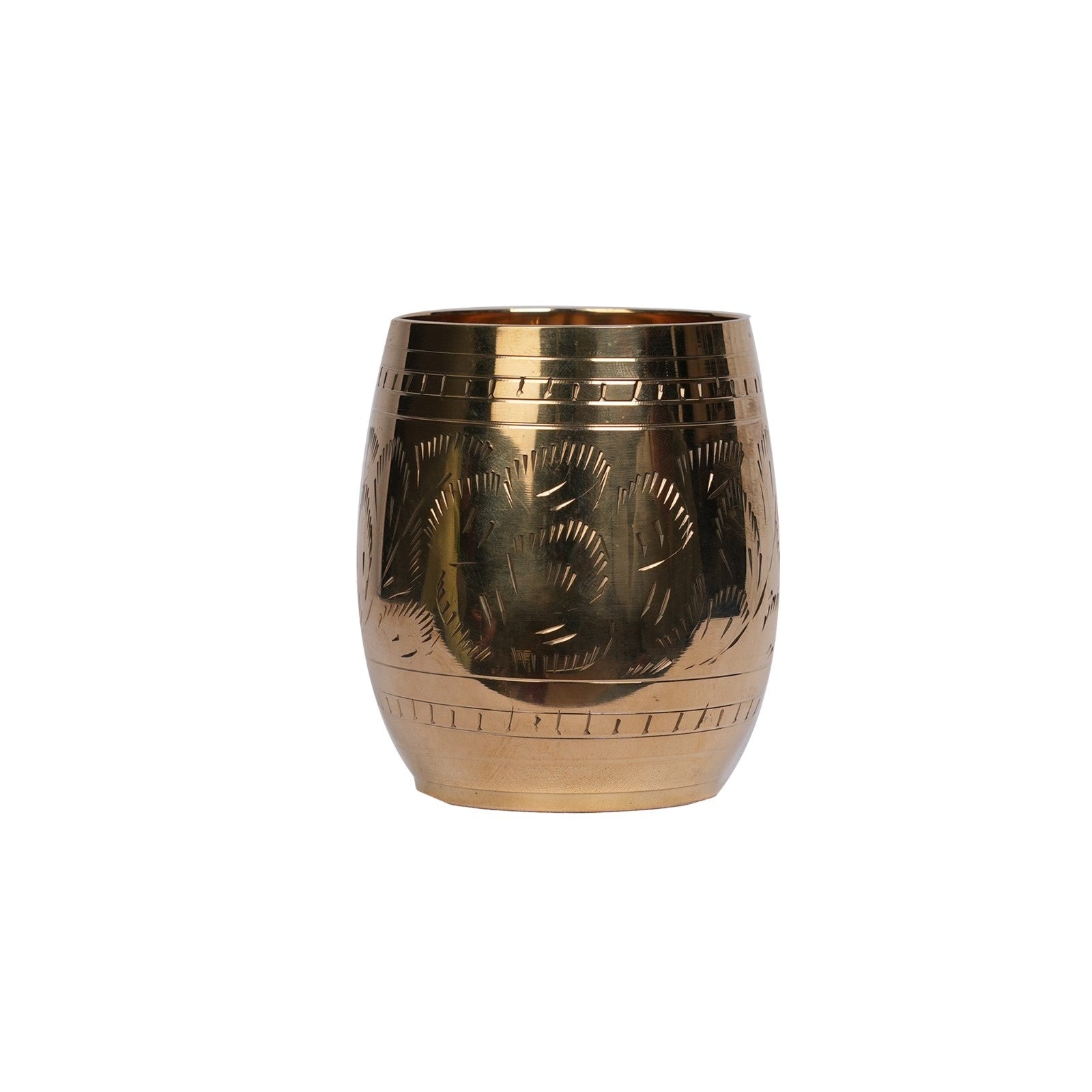 Royal Gold Brass Drinking Glass