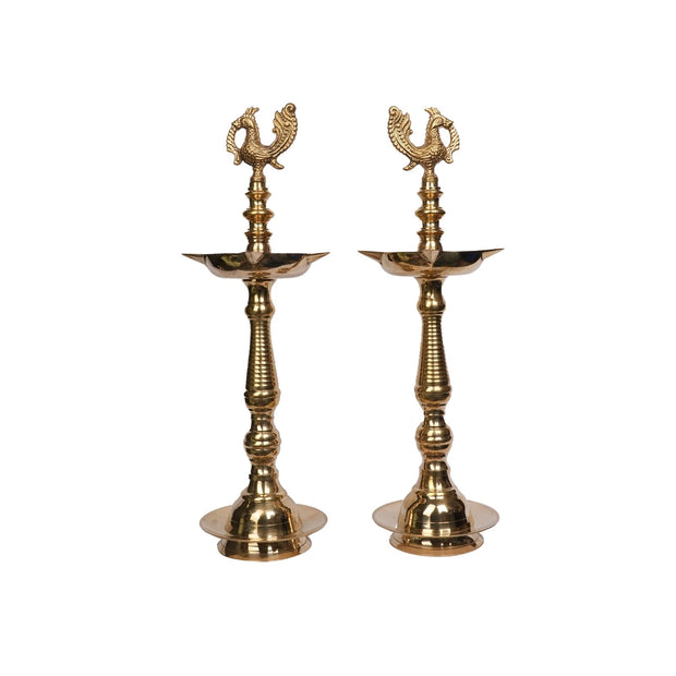Traditional Brass Lamp Set