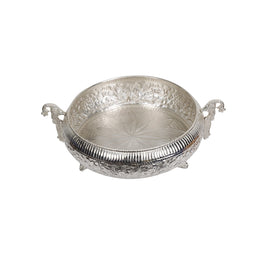 Brass Peacock Handi Urli