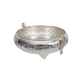 Brass Peacock Handi Urli