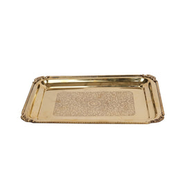 Brass Plate With Carving