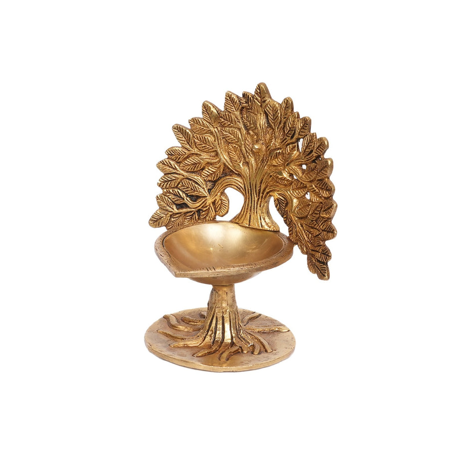 Brass Tree Lamp