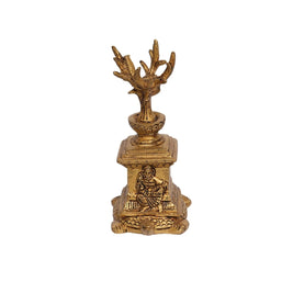Antique brass Thulasi Saligram plant