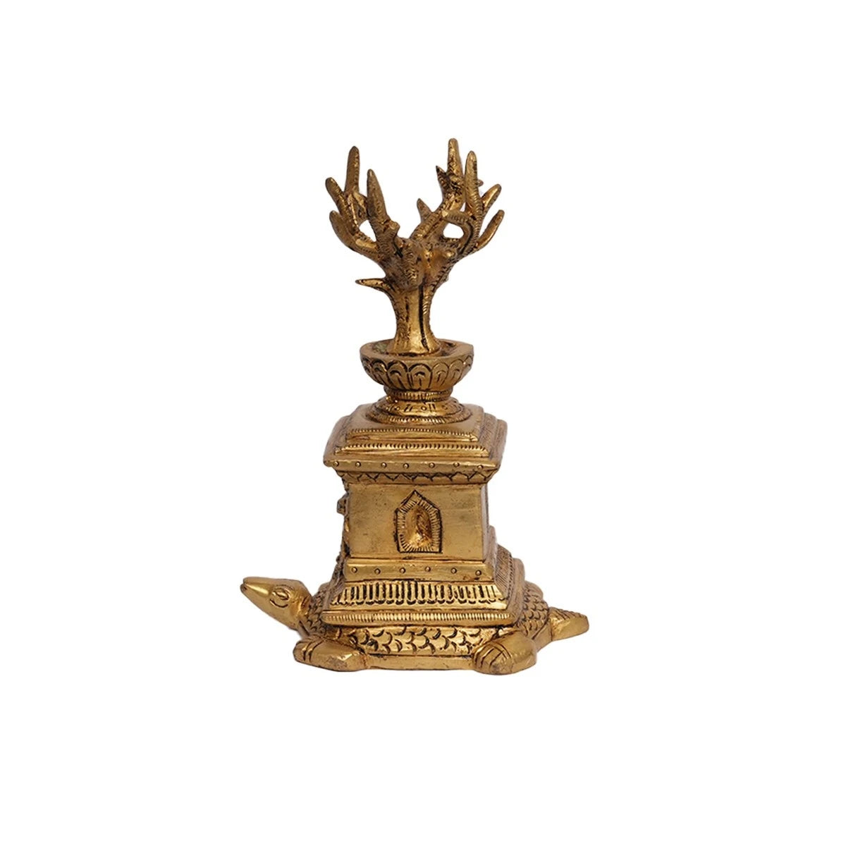 Thulasi Saligram Tortoise Showpiece
