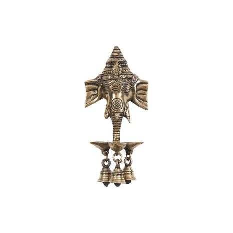 Brass Wall Hanging Ganesha Mask