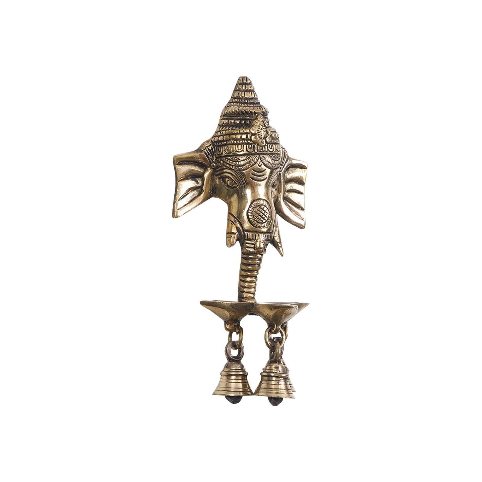 Brass Wall Hanging Ganesha Mask