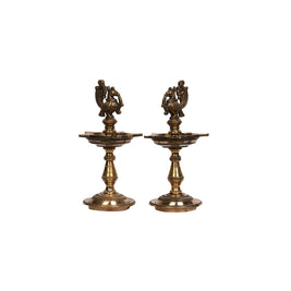 Brass Bird Lamp set of 2