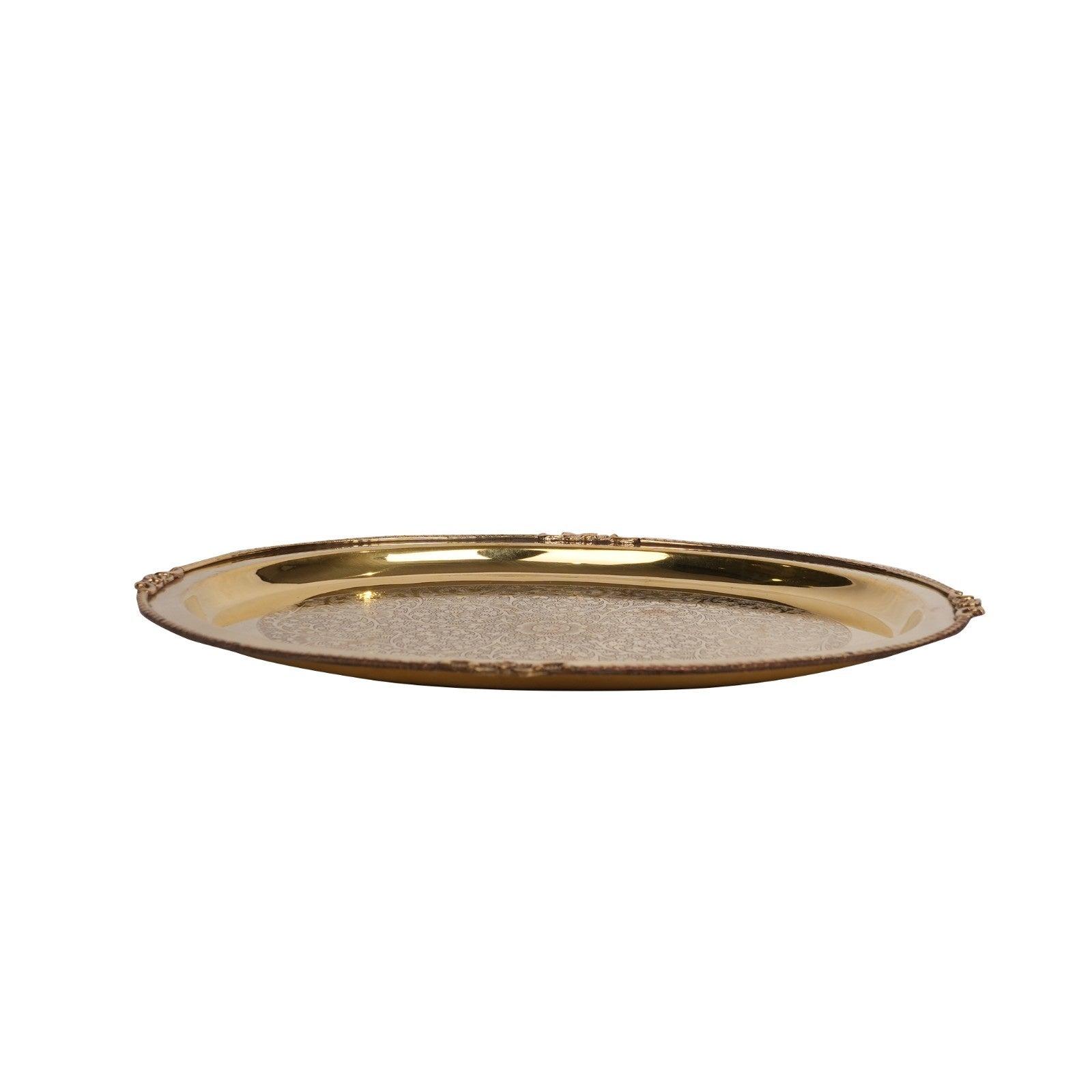 Handcrafted Brass Oval Tray