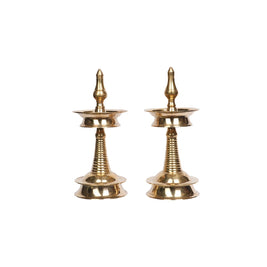 Pure Brass Kerala Deepam Set for Home and Decor