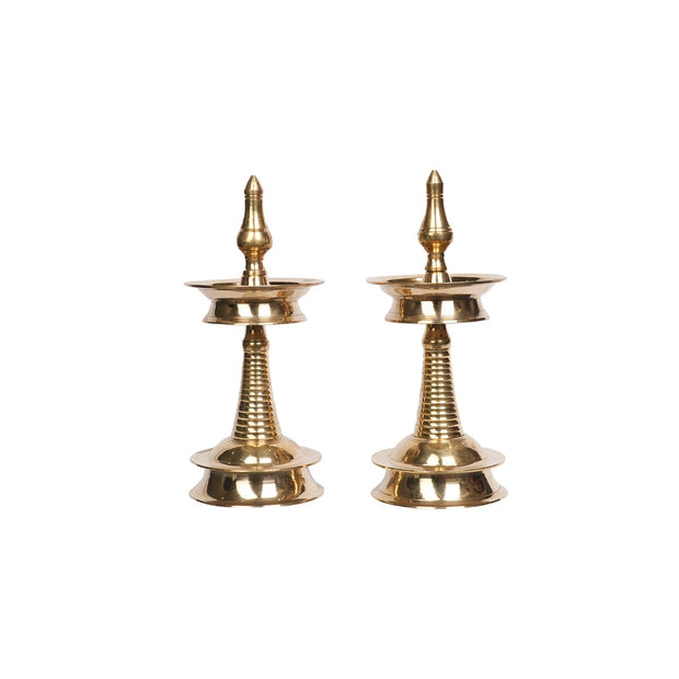 Pure Brass Kerala Deepam Set for Home and Decor