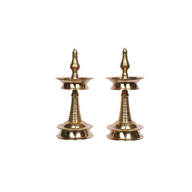 Pure Brass Kerala Deepam Set for Home and Decor