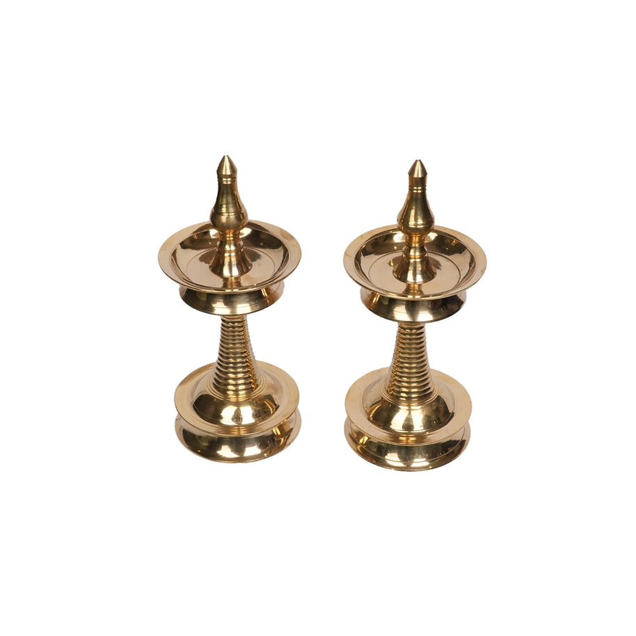 Pure Brass Kerala Deepam Set for Home and Decor