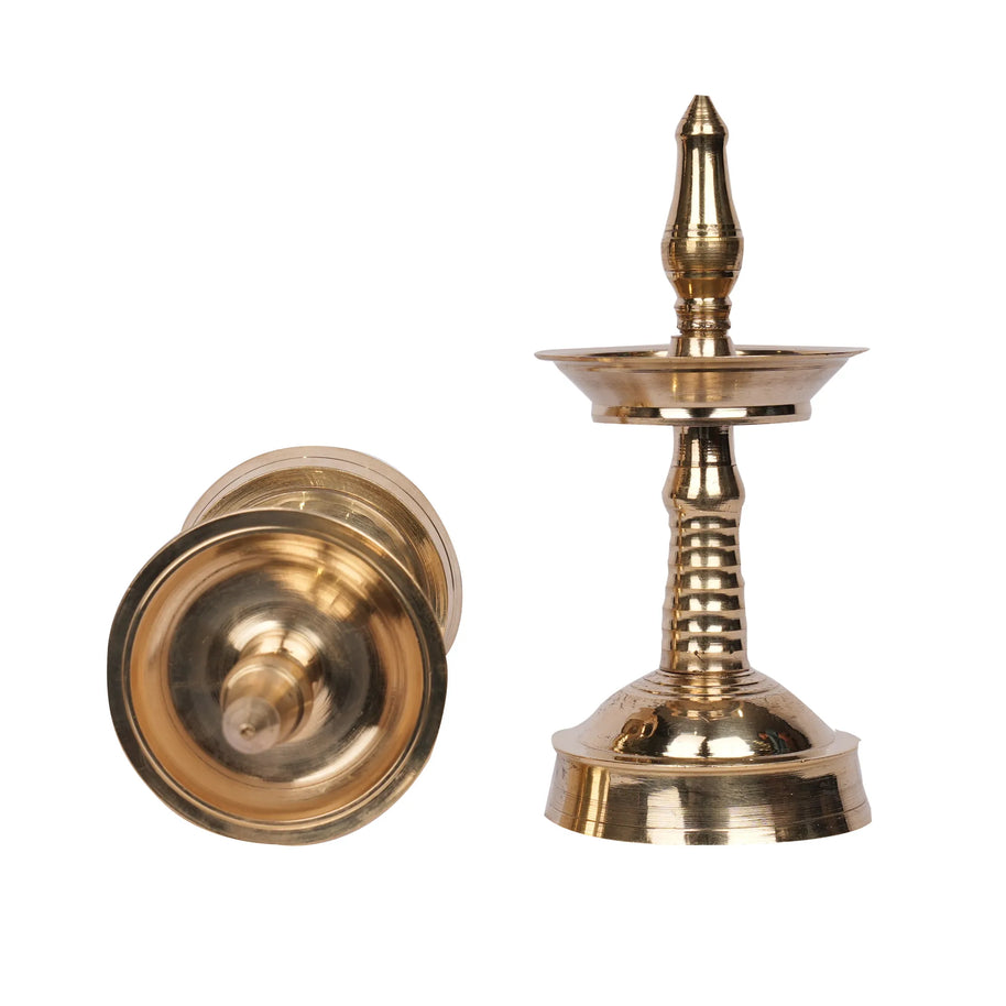 Handcrafted Brass Kerala Deepam – 4.5