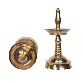 Handcrafted Brass Kerala Deepam – 4.5
