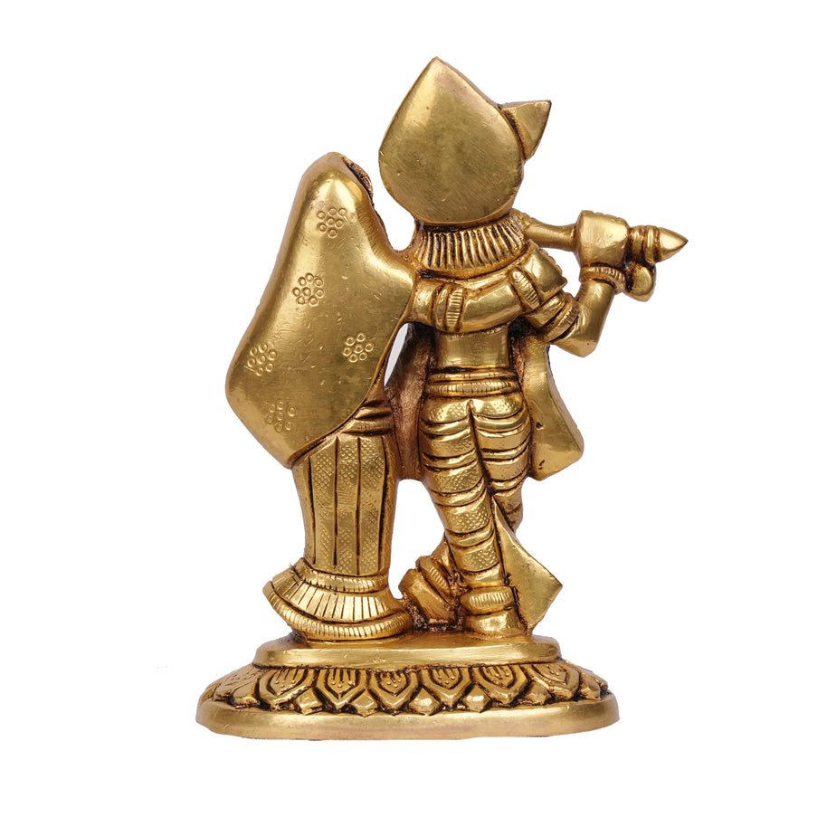 Handcrafted Brass Radha Krishna Standing Idol – 5