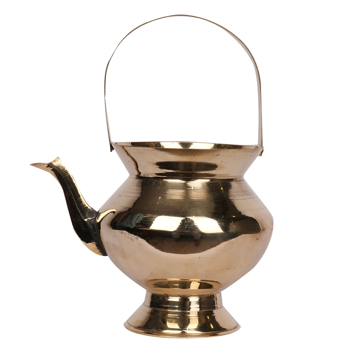 Handcrafted Brass Kamandalu with Handle – 4
