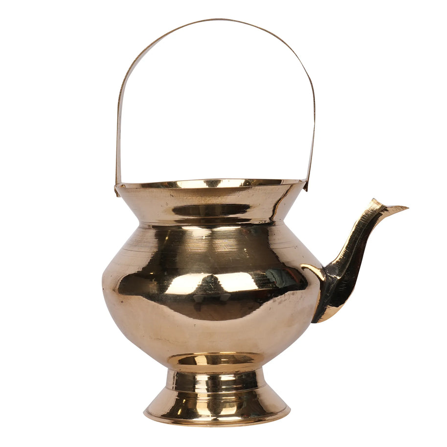 Handcrafted Brass Kamandalu with Handle – 4