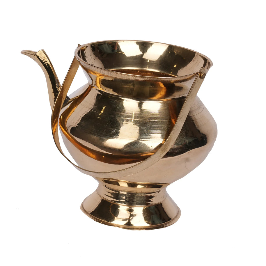 Handcrafted Brass Kamandalu with Handle – 4