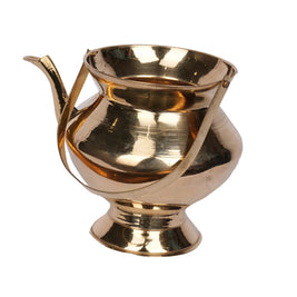 Handcrafted Brass Kamandalu with Handle – 4