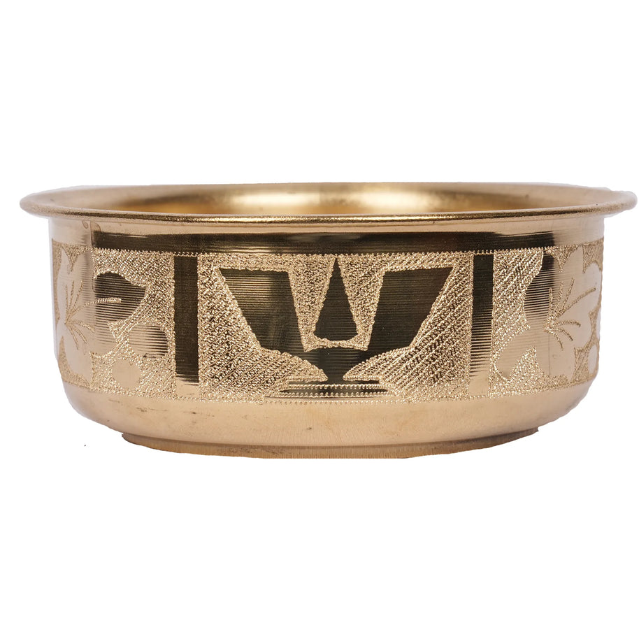 Handcrafted Brass Shank Chakra – 2" Height