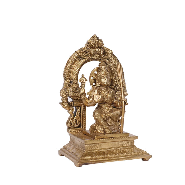 Handcrafted Bronze Rajarajeshwari Idol – 6" Height