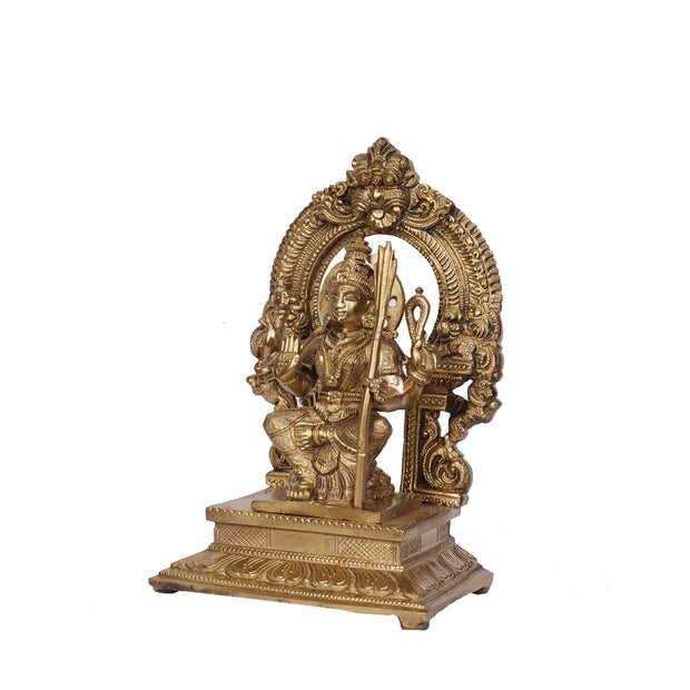 Handcrafted Bronze Rajarajeshwari Idol – 6" Height