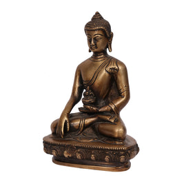 Handcrafted Brass Sitting Buddha Idol – 7