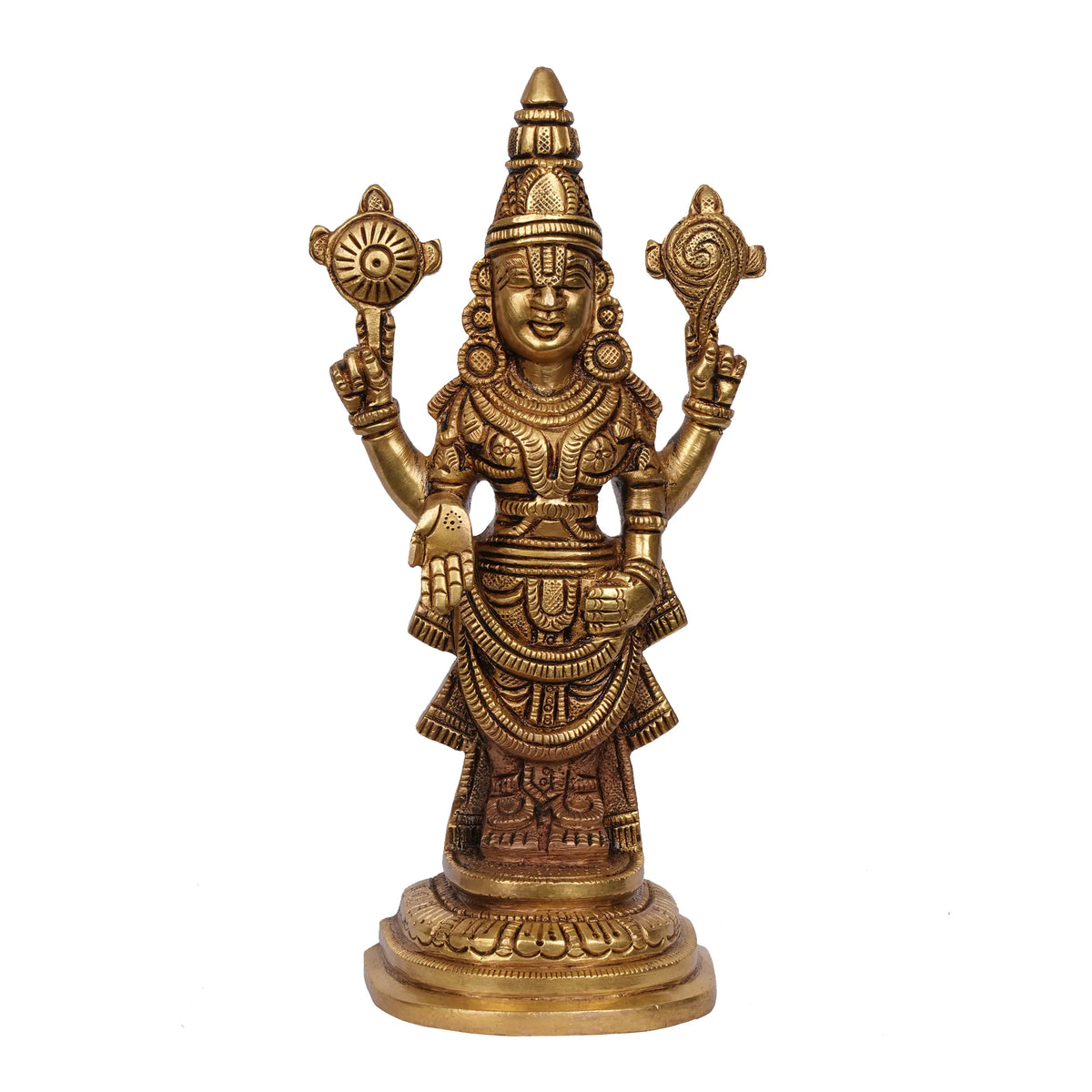 Handcrafted Brass Balaji Standing Idol – 7