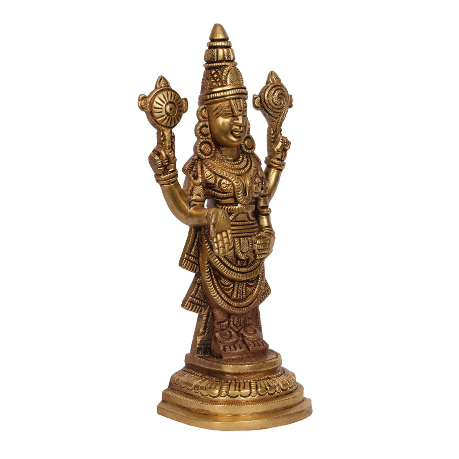 Handcrafted Brass Balaji Standing Idol – 7