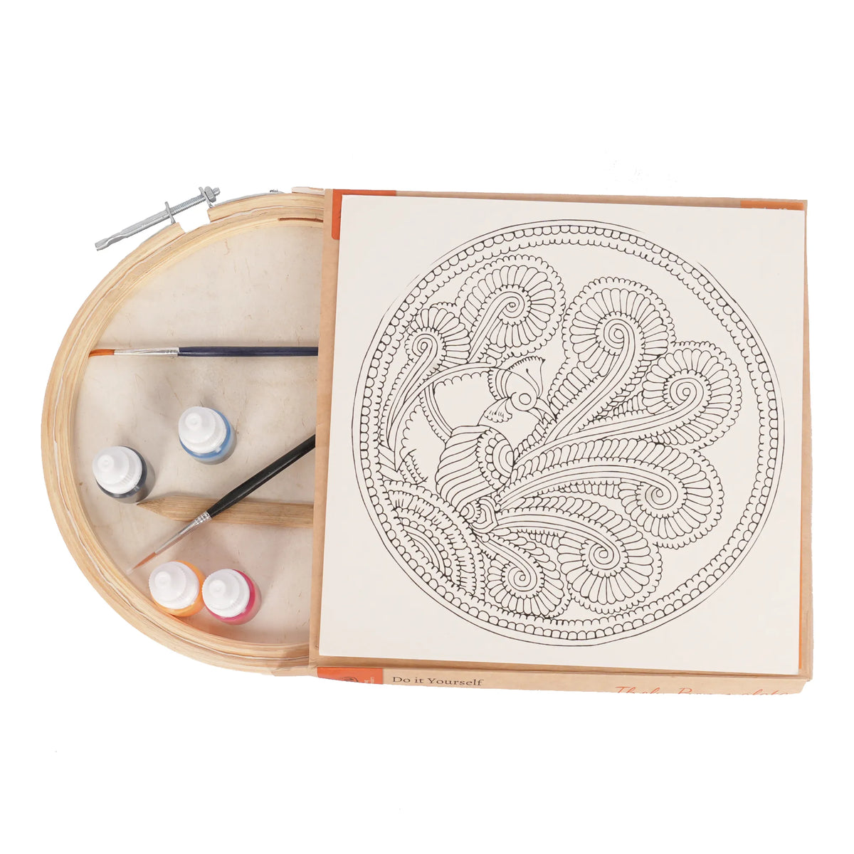 Wall Art Leather Kit – Peacock Pattern – 6