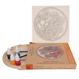 Wall Art Leather Kit – Peacock Pattern – 6