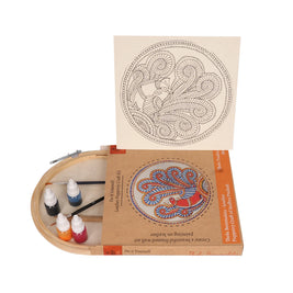 Wall Art Leather Kit – Peacock Pattern – 6