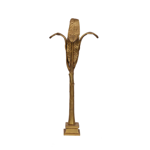 Handcrafted Brass Banana Decorative Idol – 14" Height
