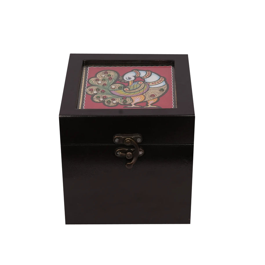 Wooden Assorted Printed Box – 5 × 5 Inches