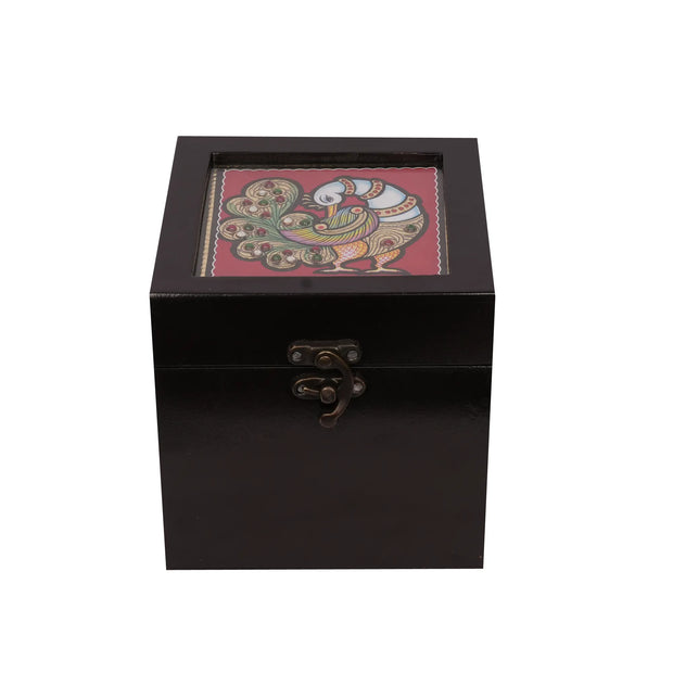 Wooden Assorted Printed Box – 5 × 5 Inches