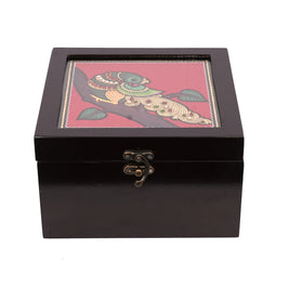 Tanjore Assorted Printed Box –  7 × 7 Inches