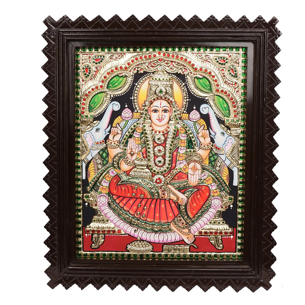 Gajalakshmi Tanjore Painting