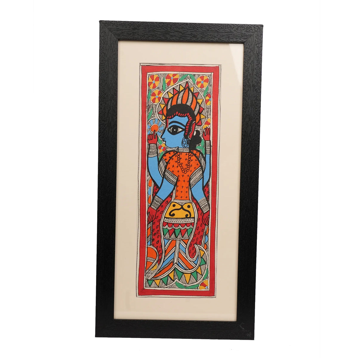 Madhubani Painting – Traditional Fish & Half Artwork